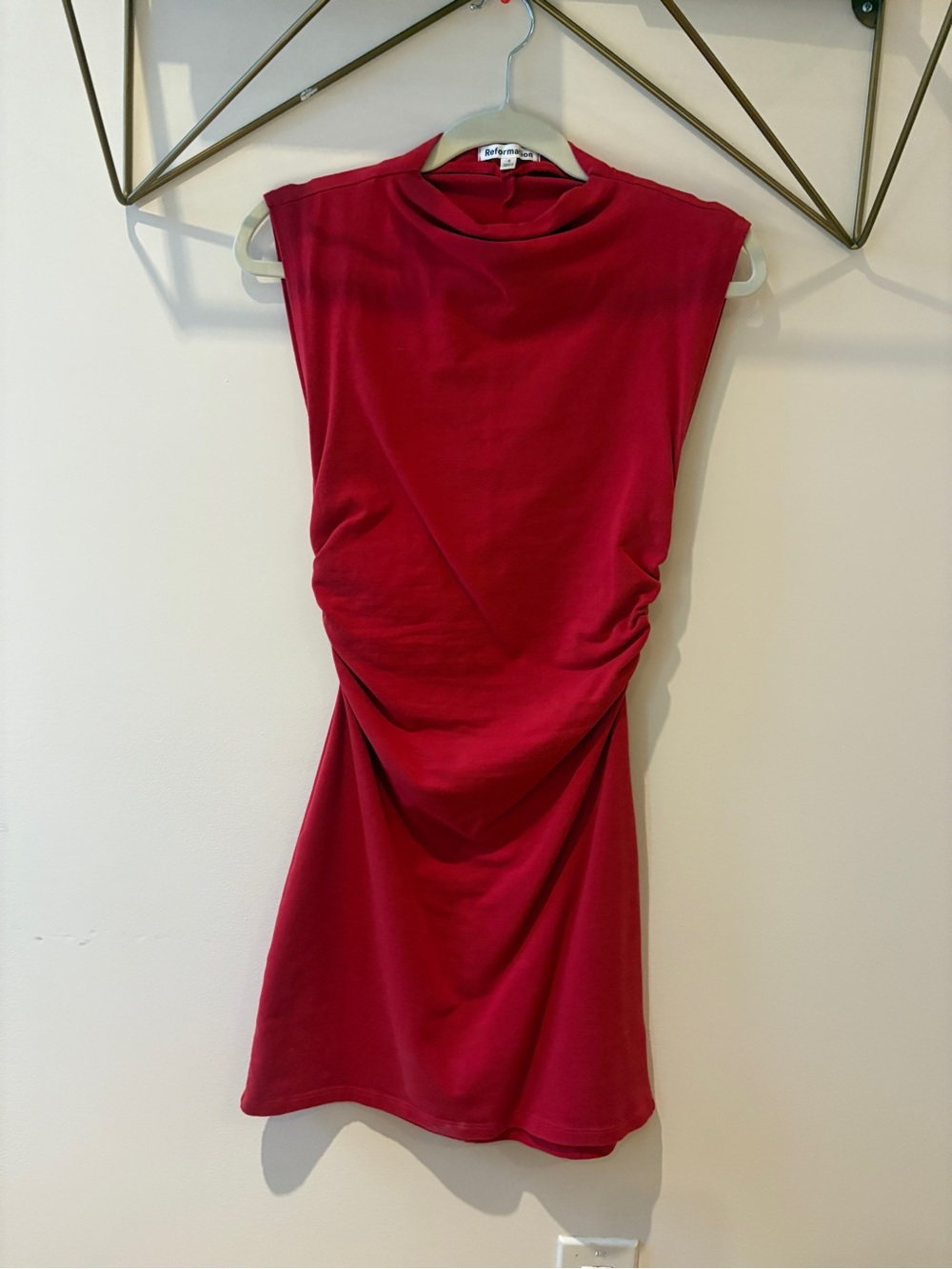 Sleeveless Red Women’s Dress